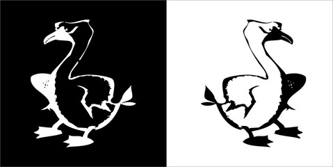 Illustration vector graphics of AnimalComedian icon