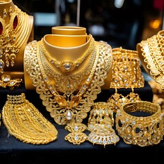 Splendors of Istanbul: Glimpses of Gold Jewelry at the Grand Bazaar in Turkey