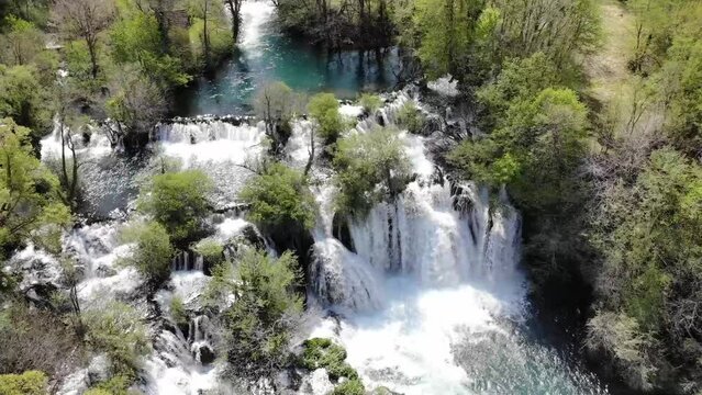 Natural beauties of Bosnia and Herzegovina, waterfalls, mountains, rivers and historical buildings.