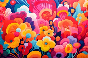 A captivating and vibrant colorful background, showcasing a mix of bold and cheerful colors that bring a sense of liveliness to the visual composition.