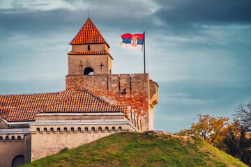 Citadel of the ages: Belgrade Fortress, with its towering towers and imposing walls, offers a...