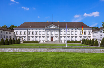 Bellevue Palace (German: Schloss Bellevue)located in Berlin's Tiergarten district, has been the official residence of the president of Germany since 1994.