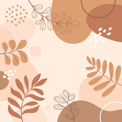 abstract backgrounds for design. Colorful banners with autumn leaves.
