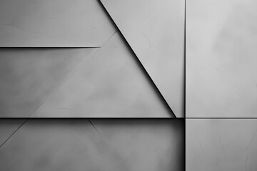 Abstract minimalism at its finest a?" an HD capture of intersecting shapes on a calming gray surface.