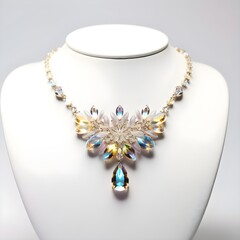 Captivating Brilliance: The Pure Radiance Necklace Displayed in All Its Splendor