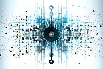 Obraz premium Securing Tomorrow: Exploring the Frontiers of Quantum Cryptography