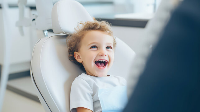 child boy waiting for dentist for mouth checkup, world Oral day, a world dentist day