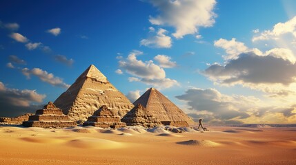 Fototapeta na wymiar beautiful hd Egypt 4k background