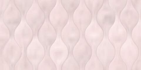 Naklejka premium Soft surface of quilted mattress with wavy seamless pattern. Top view on bedding textile or blanket with light texture. Gradient mesh vector illustration