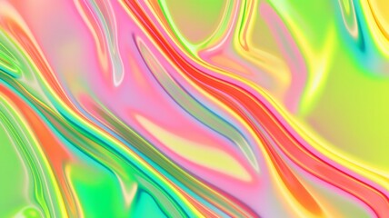 Colorful Abstract Holographic Pattern, Ideal for Modern Design Background