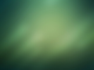Rozmazane zielone tło z kropkami, blask, gradient - 747243258