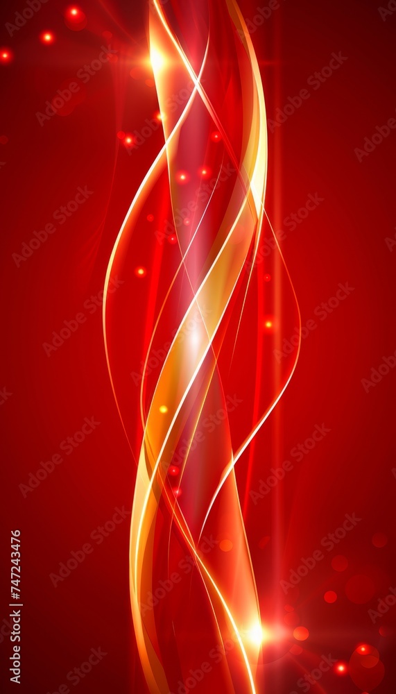 Aufkleber vivid red smoky background with soft blur for creative design projects and artistic concepts.