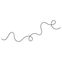 Squiggle line design element