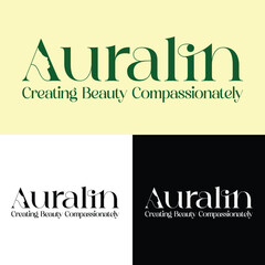 Simple and creative beauty skin care logo design 