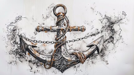 anchor tattoo idea