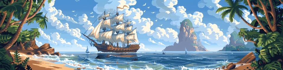 Sailing the High Seas A Pirate's Adventure Generative AI