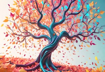 abstract tree background