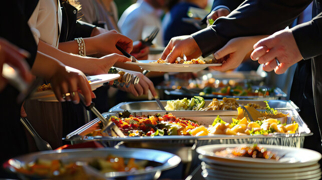 Political Fundraiser Event: Supporters Donating to a Political Campaign at a Fundraising Dinner, Supporting Their Candidate