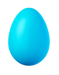 easter egg on isolated transparent or white background