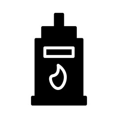 Bicycle Bike Bottle Glyph Icon
