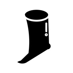 Clothing Socks Wool Glyph Icon
