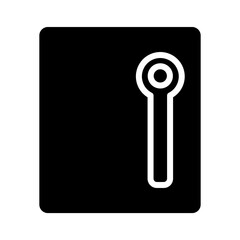 Car Gear Parts Glyph Icon