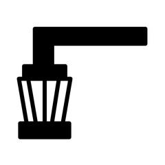 Car Part Intake Glyph Icon