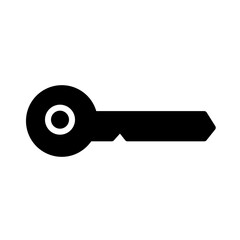 Key Lock Parts Glyph Icon