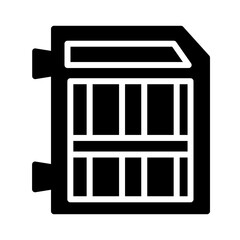 Air Filter Part Glyph Icon