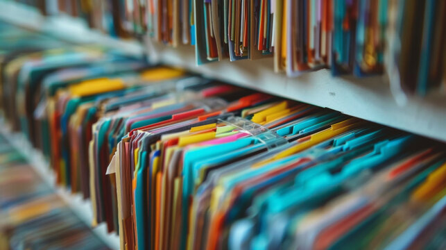 A participants medical records digitally scanned and compiled into a database for AI systems to use in matching them to appropriate clinical trials.