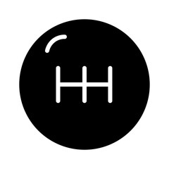 Fototapeta premium Service Gear Shift Glyph Icon