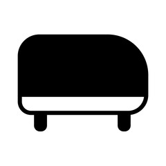 Car Roof Box Glyph Icon