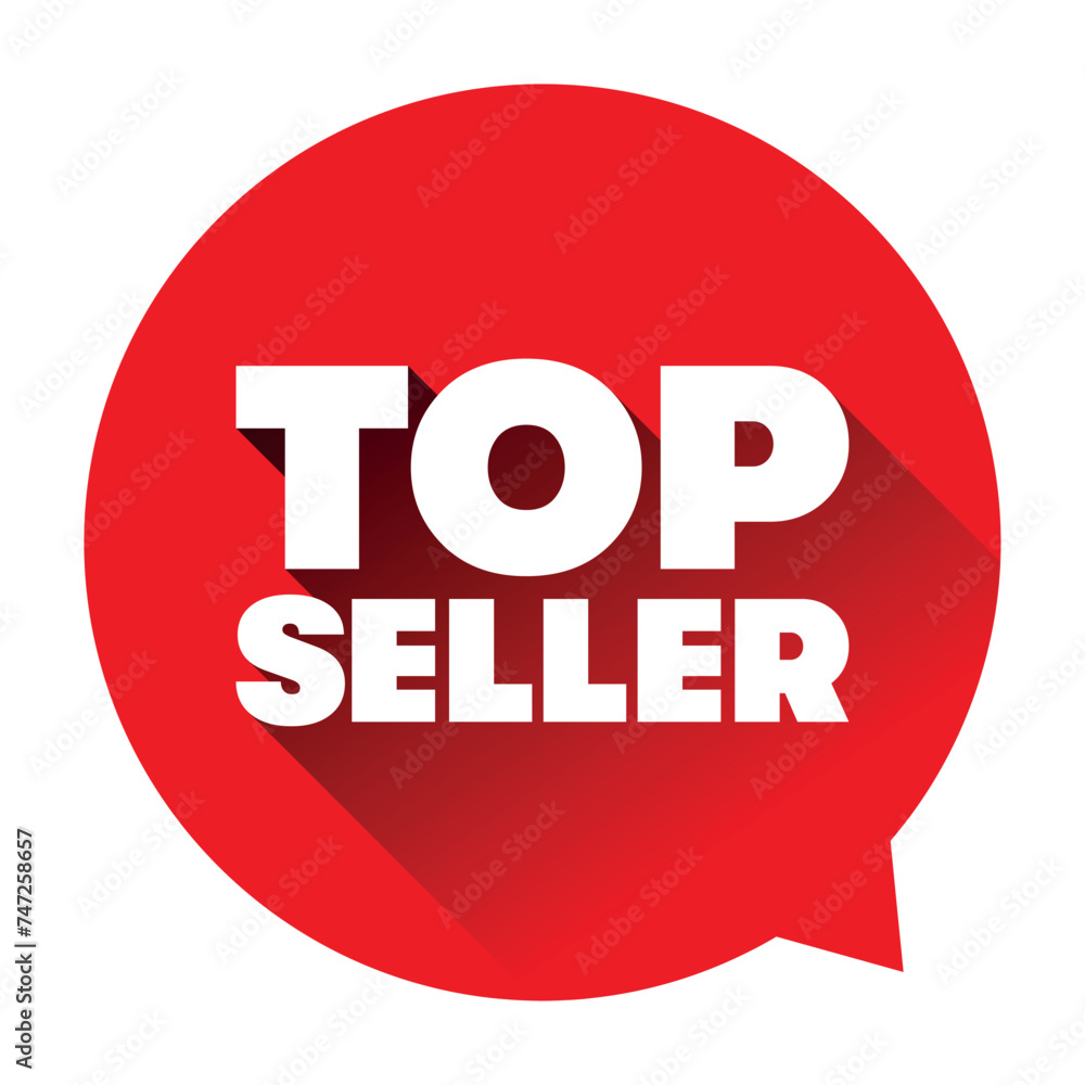 Wall mural top seller red label sign sticker