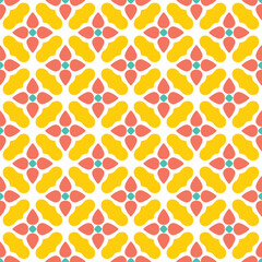 Abstract Decorative Vintage Floral Pattern