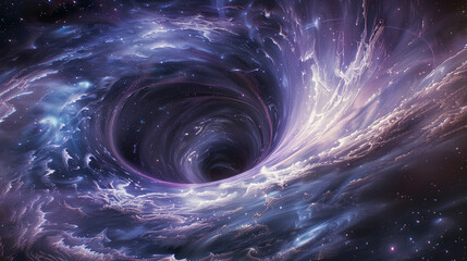 Vortex in the Cosmos: Spiral Galaxy and Starlight