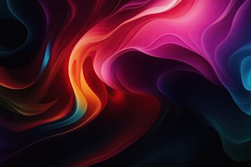 Fototapeta premium Abstract color waves Backgrounds, created by ai generated