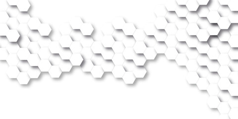 Background with hexagons. Abstract background with lines. white texture background . white and hexagon abstract background. white paper texture and futuristic business