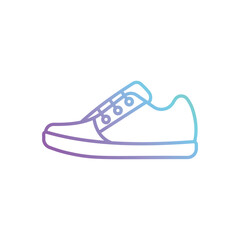 Sneakers icon vector stock illustration