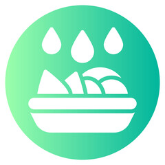salad gradient icon