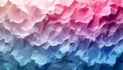 Abstract pink, blue, purple geometric pattern, digital wallpaper, vibrant, colorful, polygonal background. - obrazy, fototapety, plakaty