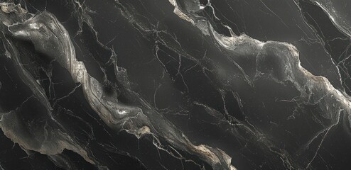 Black gray marble texture high resolution background