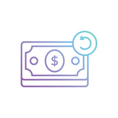 Cashback icon vector stock illustration