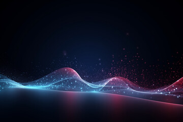 Abstract technology digital line electronic network data innovation concept background.