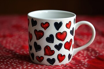 love coffee mugs set professional photography