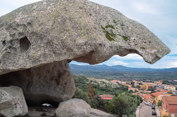 giant mushroom-shaped rock