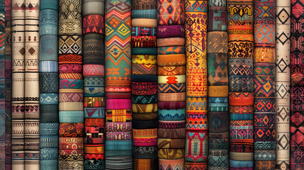 Woven Wonders: A Vibrant Array of Textile Patterns