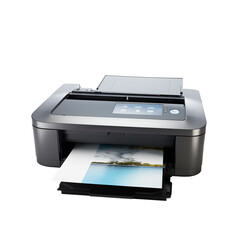 printer isolated on white background