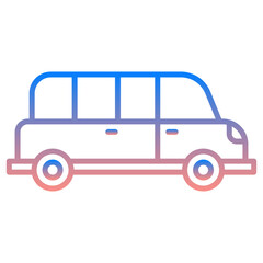 Limousine Gradient Linear Style