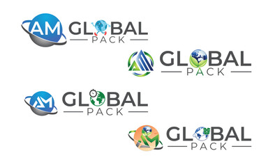 Global Logo  Design Free Vectors PSD