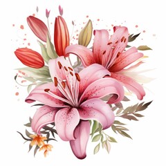 Watercolor Floral Clean Image 